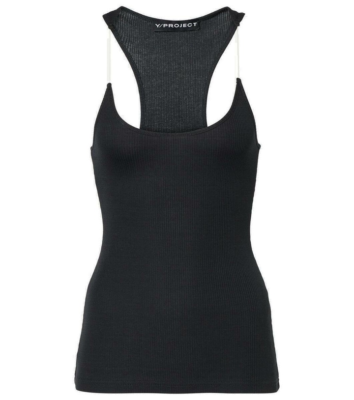 Photo: Y/Project Cotton jersey tank top