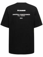 JIL SANDER Logo Print Cotton Jersey T-shirt