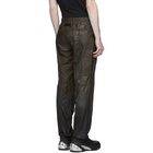 1017 ALYX 9SM Brown Elastic Waist Gaiter Trousers