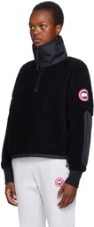 Canada Goose Black Half-Zip Sweatshirt