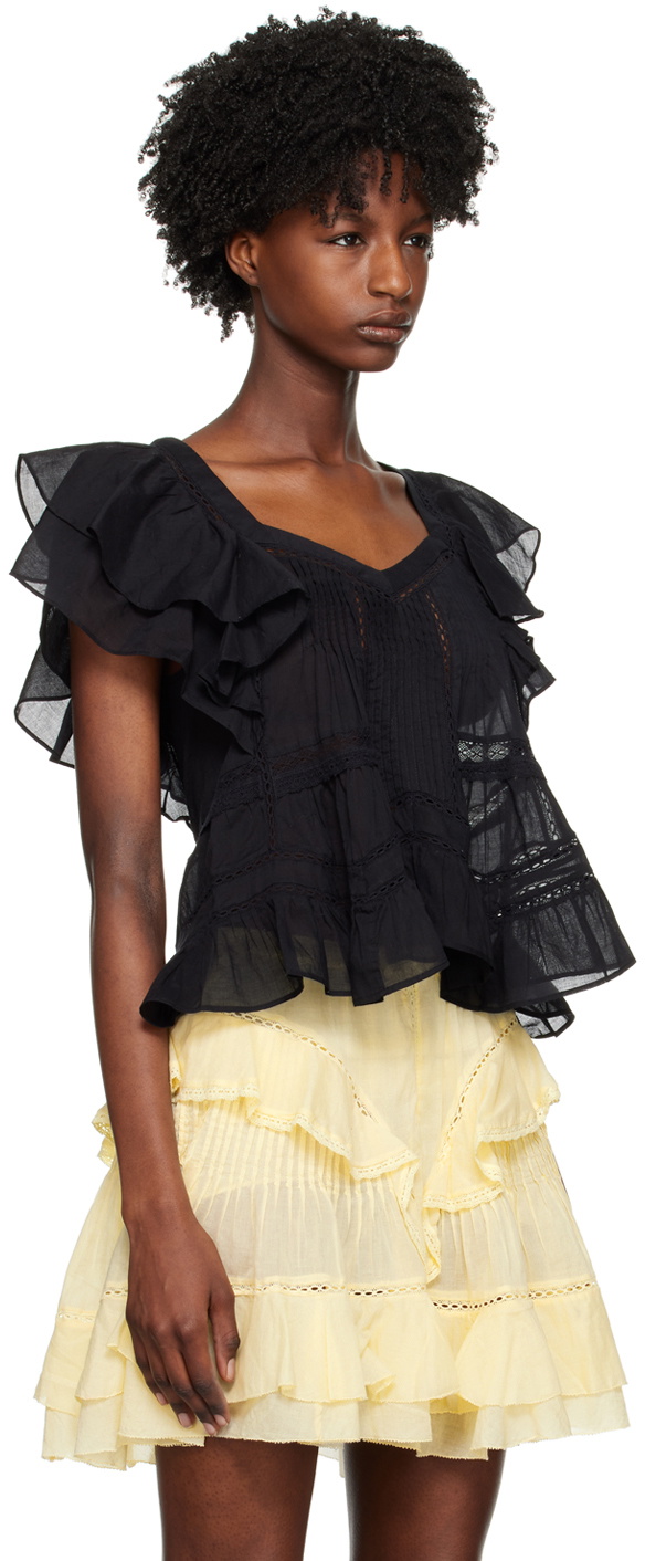 Isabel marant sales ruffle top