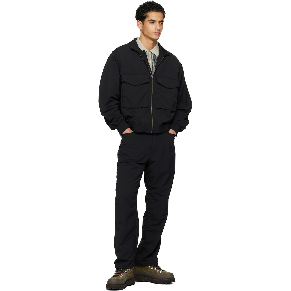 nanamica Black ALPHADRY Field Jacket