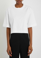 Canada Goose Addison Cropped Cotton T-shirt White