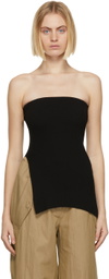 DRAE Black Knit Tube Top
