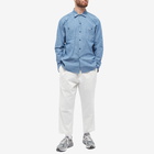 Beams Plus Men's Indigo Work Shirt in Sax