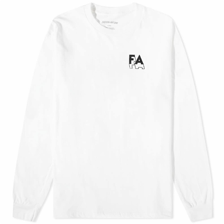 Photo: Fucking Awesome Men's Long Sleeve FA 3D T-Shirt in White