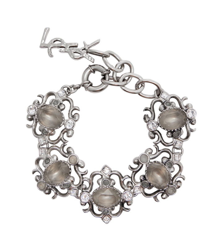 Photo: Saint Laurent Cassandre embellished bracelet