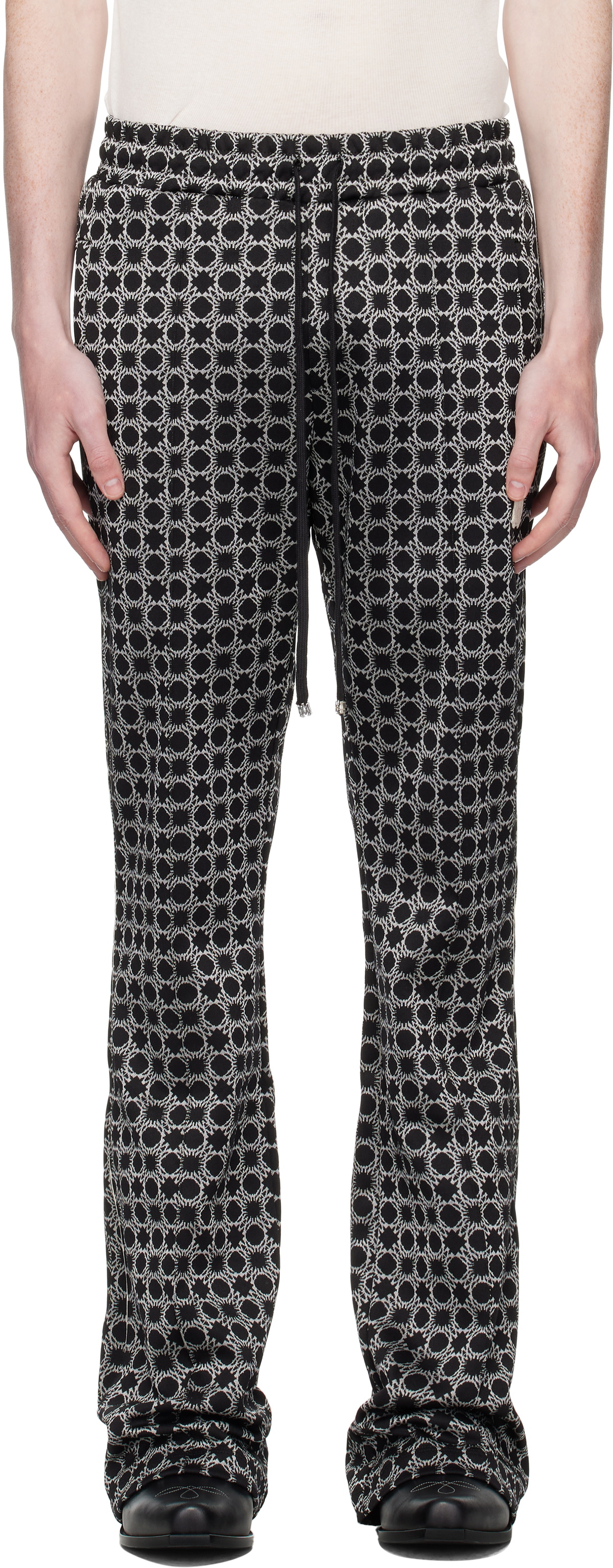 AMIRI Black MA Quad Flare Track Pants Amiri
