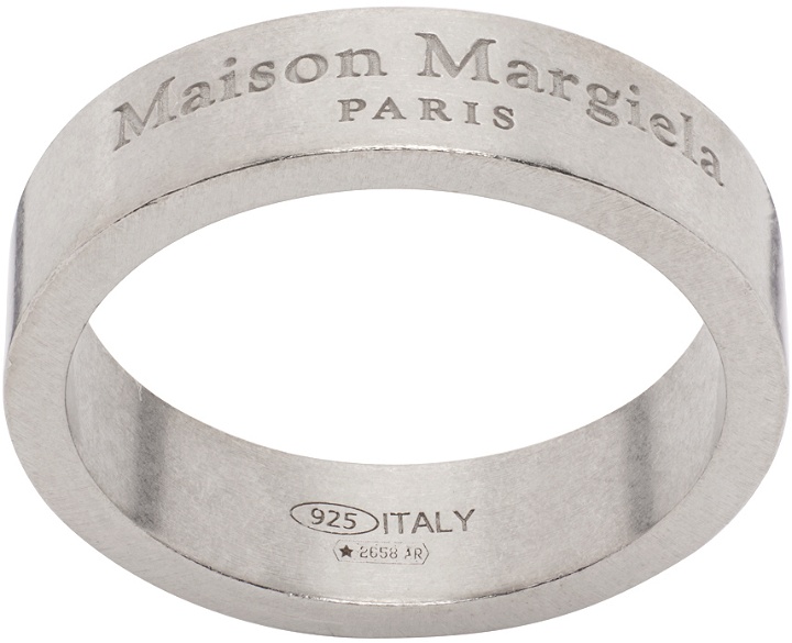 Photo: Maison Margiela Silver Engraved Ring