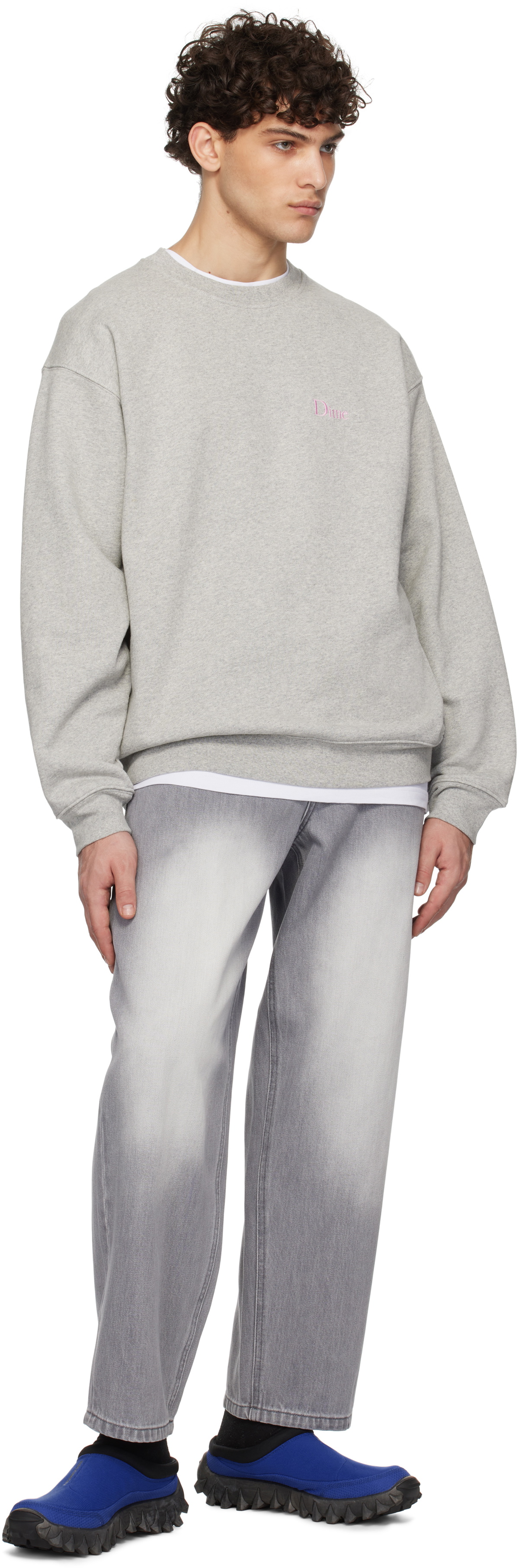 Dime Gray Classic Small Logo Sweatshirt