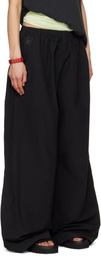Acne Studios Black Relaxed Fit Lounge Pants