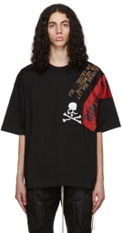 mastermind JAPAN Black Cotton T-Shirt