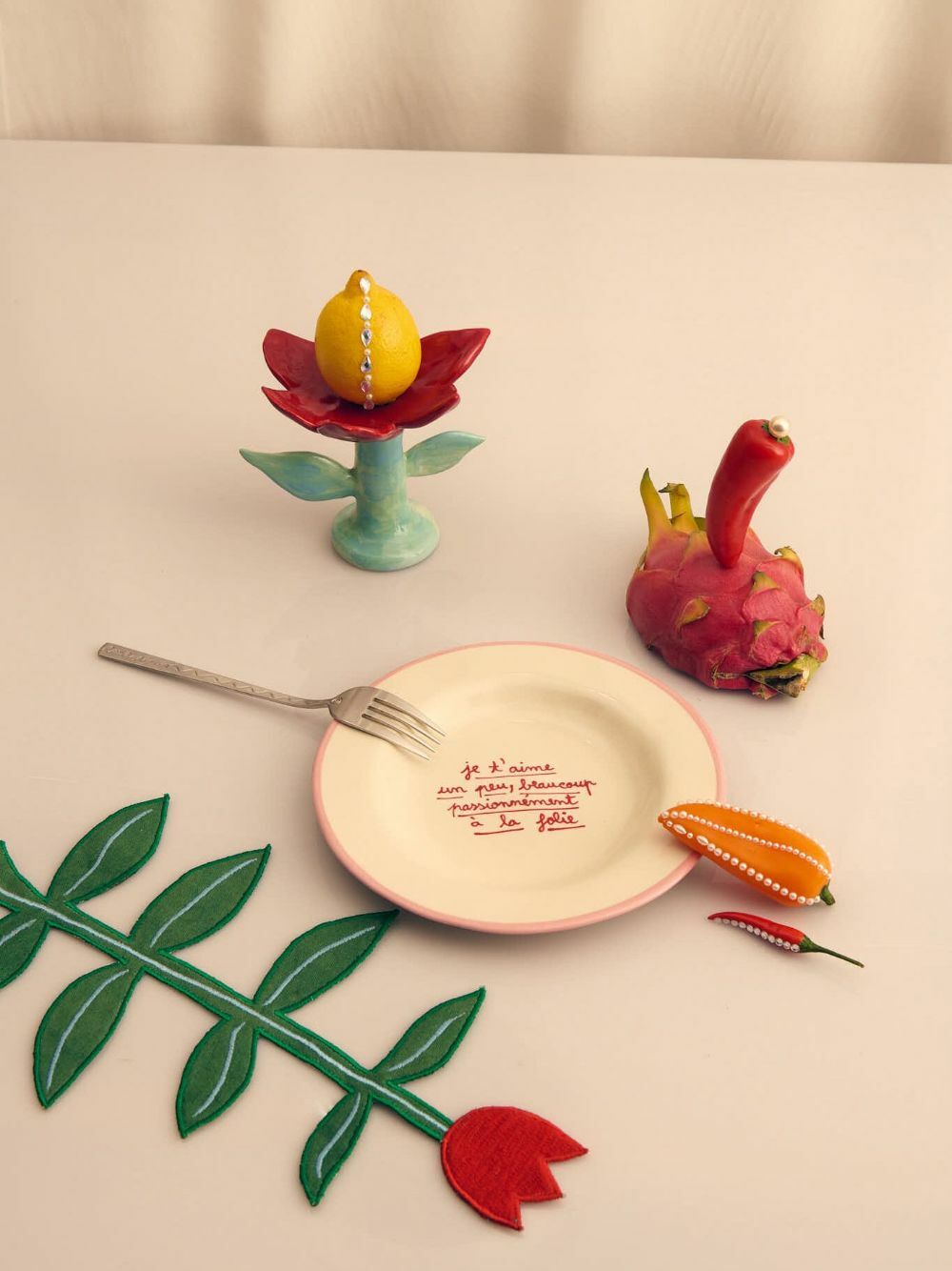 LAETITIA ROUGET I Like You Plate (20cm)