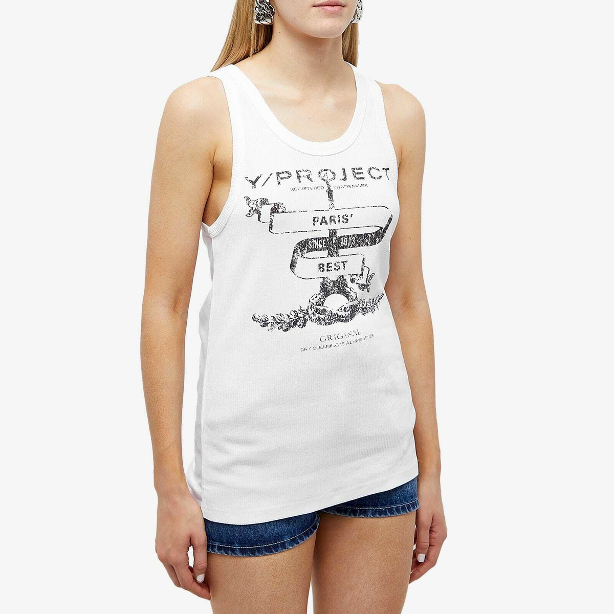 Y/PROJECT Paris Best タンクトップ Y/Project Black 'Paris' Best' Tank Top Y/Project