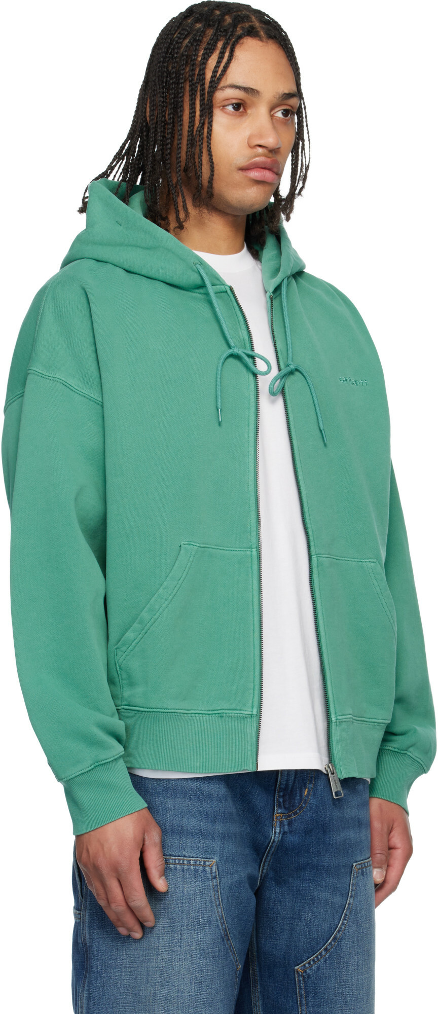 Carhartt Work In Progress Green Benton Hoodie