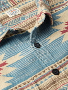 Faherty - Doug Good Feather Canyon Brushed Organic Cotton-Jacquard Overshirt - Neutrals