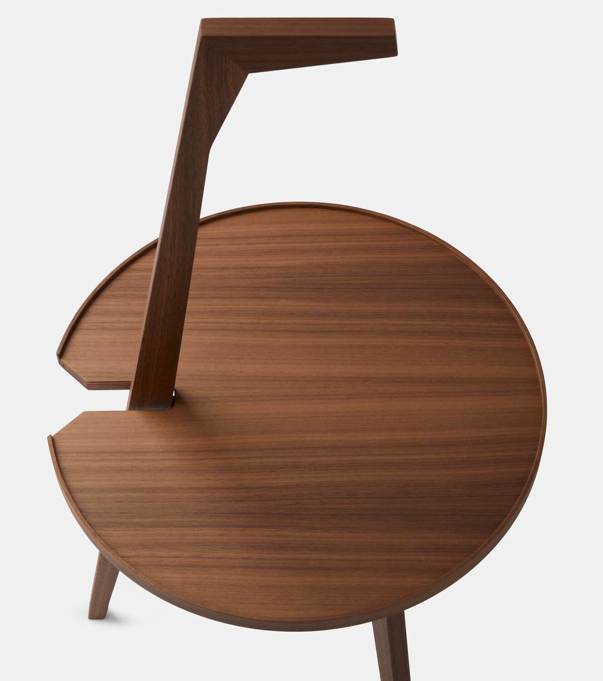 Cassina Cicognino walnut side table