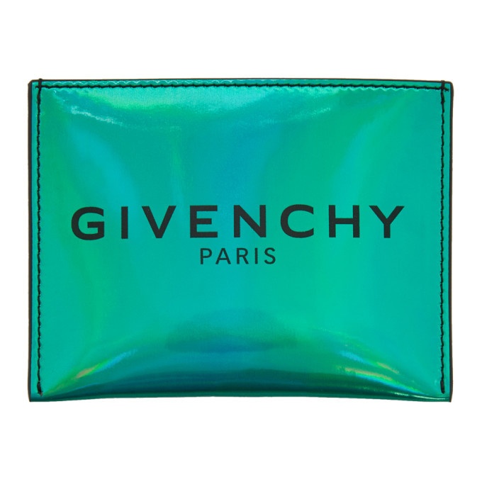 Photo: Givenchy Green Iridescent Card Holder