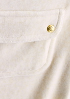 Juicy Couture Del Ray Logo Velour Sweatpants Cream