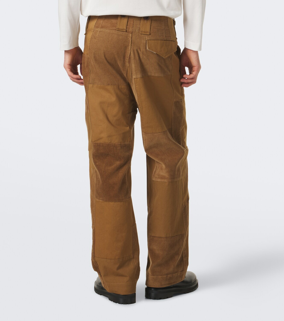 Junya Watanabe Patchwork cotton wide-leg pants