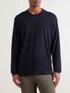 James Perse - Luxe Cotton-Jersey Shirt - Black