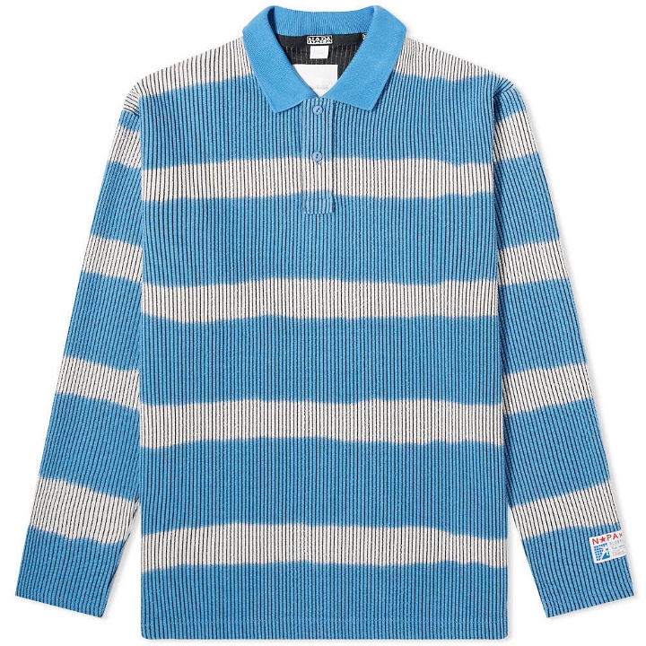 Photo: Napa by Martine Rose Stripe Knitted Rugby Sweat