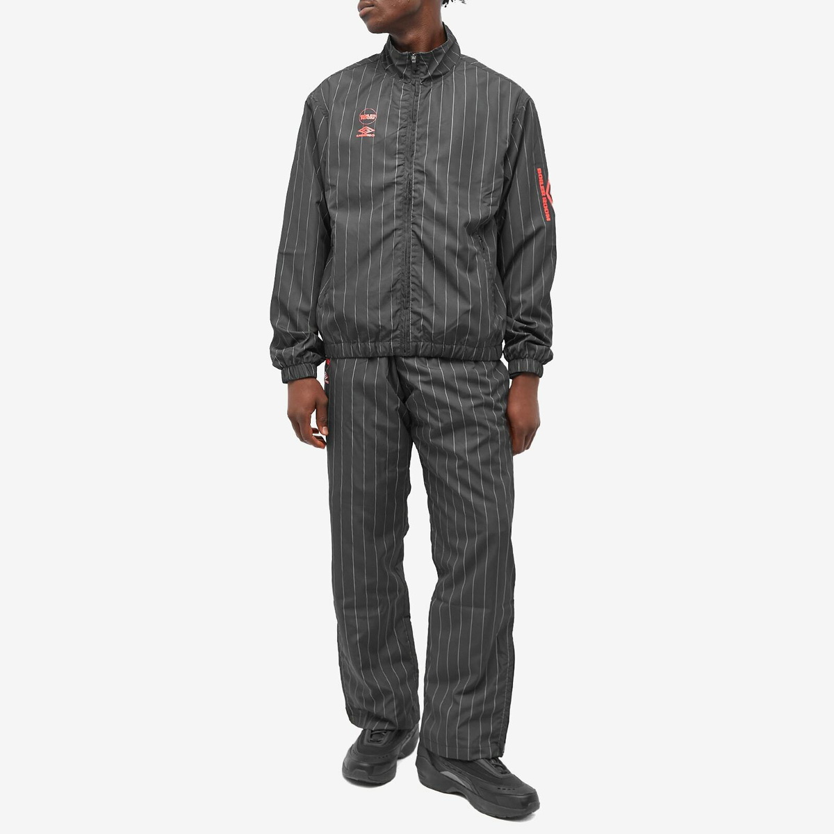 Boiler Room Men's x Umbro Shell Jacket in Black Boiler Room