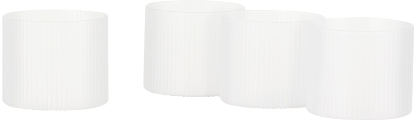 ferm LIVING Ripple Low Glasses Set, 4 pcs