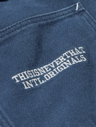 thisisneverthat - Carpenter Straight-Leg Cotton-Blend Canvas Shorts - Blue