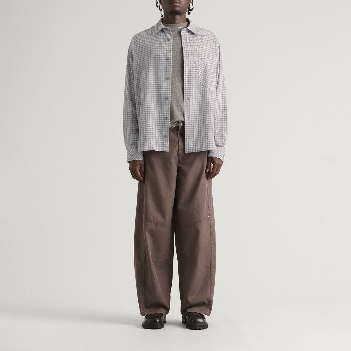 END. x Samsøe Samsøe Men's Saarch Ki Shirt in Dawn Blue