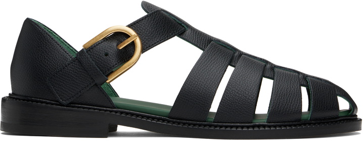 Photo: VINNY’s Black Fisherman Sandals