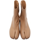 Maison Margiela Beige Mid Heel Tabi Boots