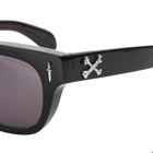 The Great Frog x Cutler and Gross 9772 Crossbones Sunglasses in Black