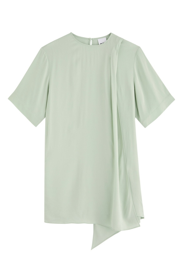 Photo: Day Birger ET Mikkelsen Alaia Scarf-effect Mini Dress Light Green