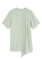 Day Birger ET Mikkelsen Alaia Scarf-effect Mini Dress Light Green