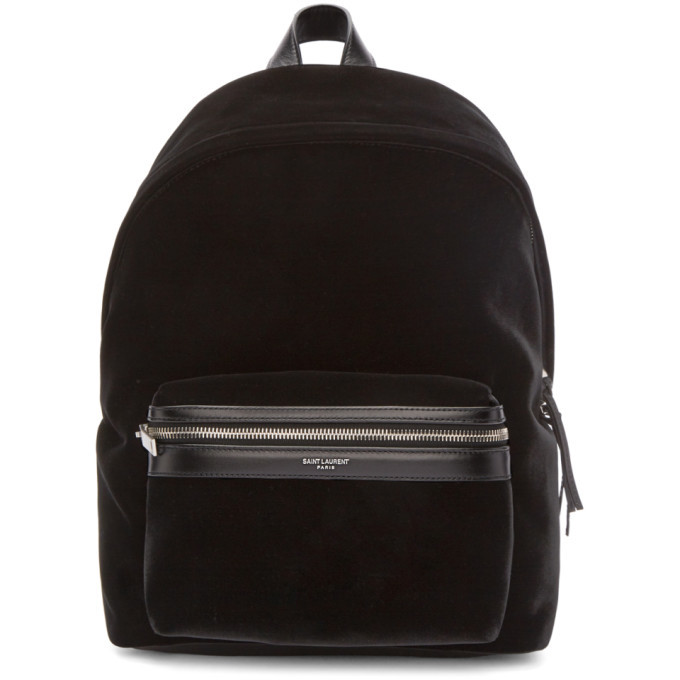 Saint laurent 2024 velvet backpack