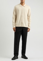 Paige Knitted Cotton Shirt Cream