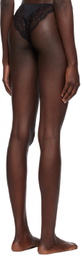 Agent Provocateur Black Brigette Ouvert Briefs