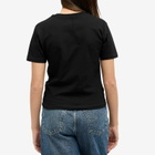 3.Paradis Women's Cropped T-Shirt in Black