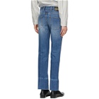 Gucci Blue Denim High-Waisted Bootcut Jeans