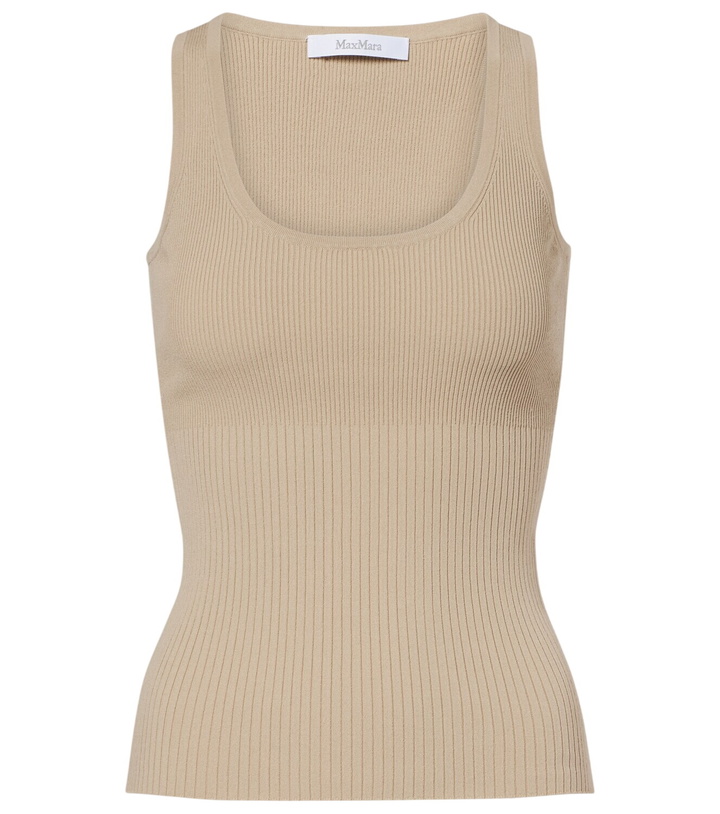Photo: Max Mara Ribbed-knit tank top