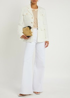 Paige Reign Linen-blend Blazer White