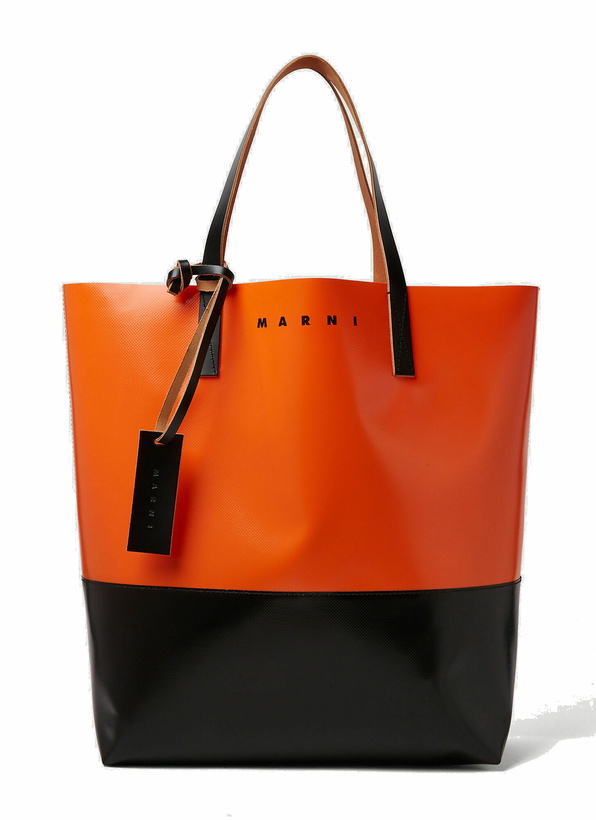 Photo: Two Tone Tribeca Tote Bag in Orange