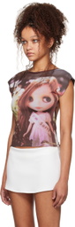 I'm Sorry by Petra Collins SSENSE Exclusive Brown Mimi Wade Edition Blythe T-Shirt