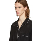 Dolce and Gabbana Black Silk Shirt