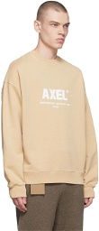 Axel Arigato Tan Organic Cotton Sweatshirt