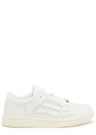 Amiri Skel Top Low Panelled Leather Sneakers White