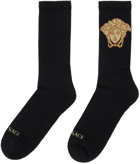 Versace Black Medusa Socks