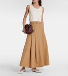 'S Max Mara Ruffled cotton jersey tank top