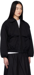 Deiji Studios Black Double Layered Jacket